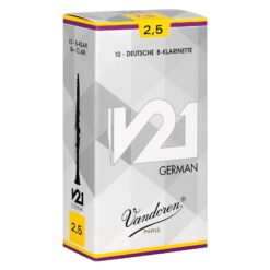 Vandoren CR8625 V21 Alemán Bb Clarinete Cañas Fuerza 2.5
