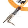 Santo Angelo NEON Orange Cable Instrumentos Plug ¼” Recto A Plug ¼” 90° OFHC | 4.57mt