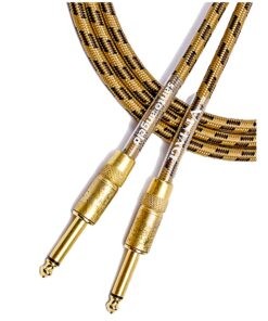 Santo Angelo® VINTAGE Cable Instrumentos Plug ¼” Recto A Plug ¼” Recto OFHC | 4.57 Mt