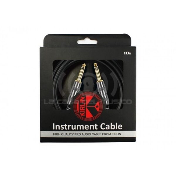 Kirlin Cable Premium de Instrumento 6,3 a 6,3 Mono 6m