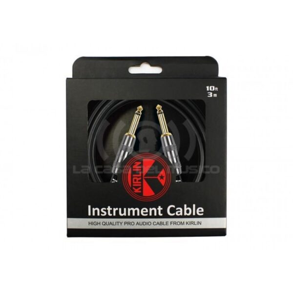 Kirlin Cable de Instrumento Plug Plug 3m