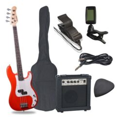 PACK DE BAJO ELECTRICO ROJO SCORPION 030kit0384