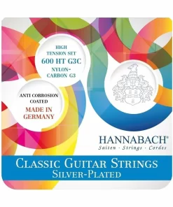 Cuerdas para Guitarra Clásica Nylon Concierto 600HT HANNABACH