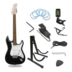 PACK GUITARRA ELECTRICA NEGRA HONDO HGP-600