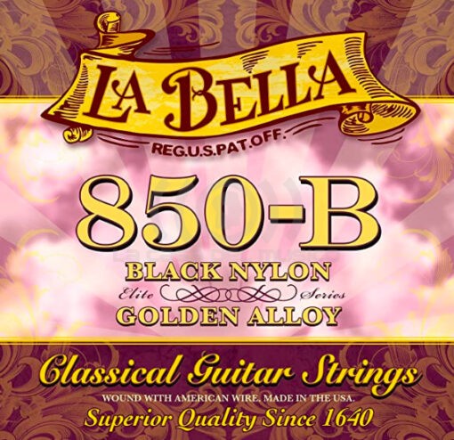 Encordado Classical Black Nylon  850-B Elite