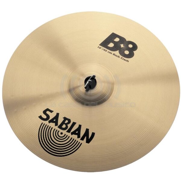 Sabian 41809 Platillo B8 Rock Crash de 18″