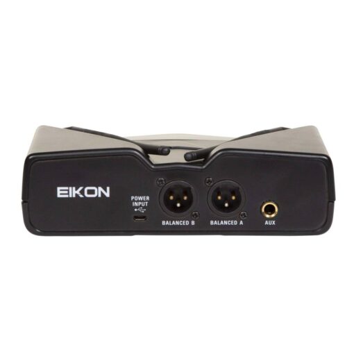 Eikon WM300DM Sistema de Micrófono Inalámbrico UHF de Mano de Doble Canal