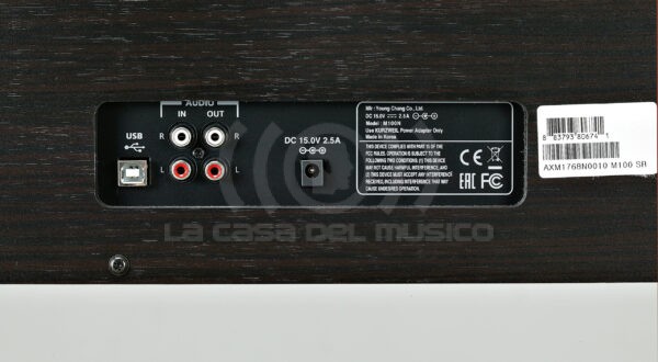 Piano Vertical Digital Kurzweil M100 SR c/banqueta