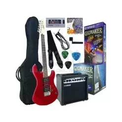 Pack Guitarra Electrica Con Amplificador Y Accesorios ERG121GPII Metallic Red