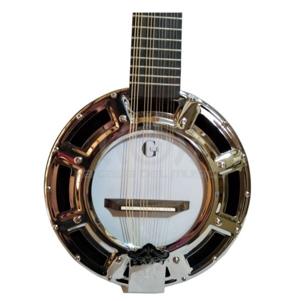 Banjo 12C con funda electroacústico Rowell YWBJ-12EL