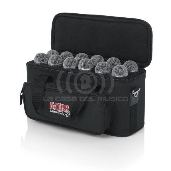 Gator GM-12B Bolso para 12 Microfonos