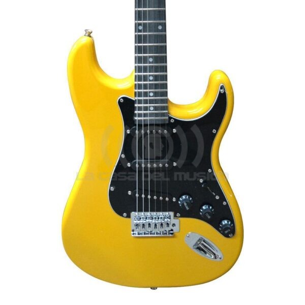 Cipriani Pollux-1 Pack Guitarra Electrica Amarillo / Negro