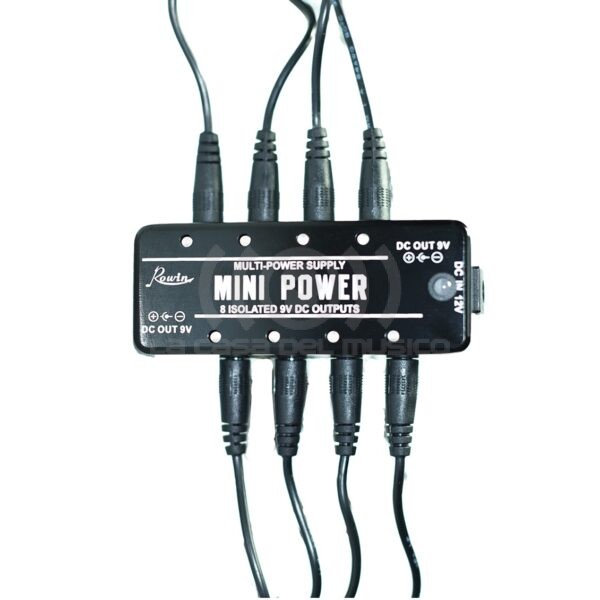 Rowin MINI POWER Fuente De Poder Power Supply Múltiple Pedales 8x9V