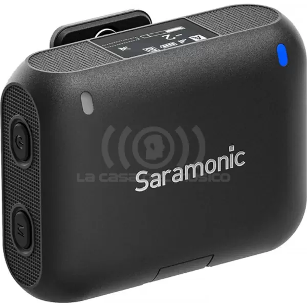 Saramonic Blink 500 B2+ Sistema de micrófono con clip inalámbrico para 2 personas, cámaras y dispositivos móviles (2,4 GHz)