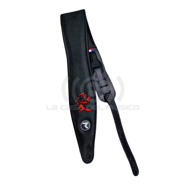 Raven Straps Kanji 4″ Black / Red