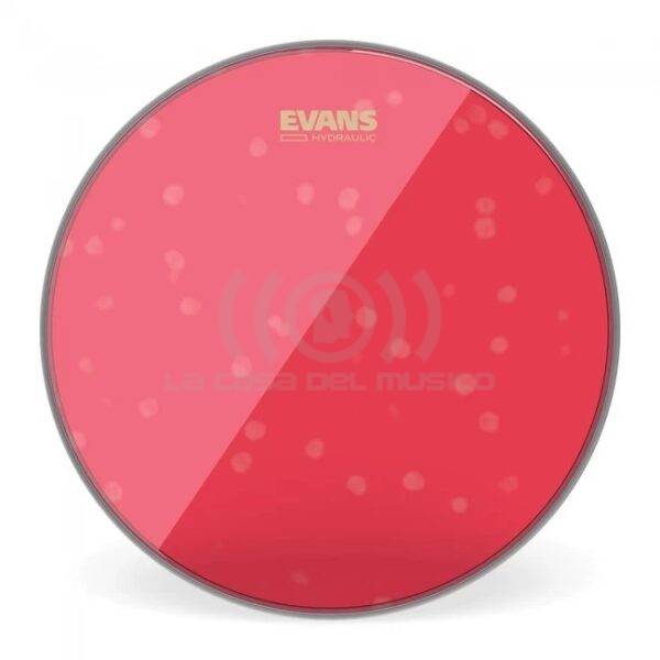 Evans TT10HR Parche Hidráulico de 10” para tom color rojo