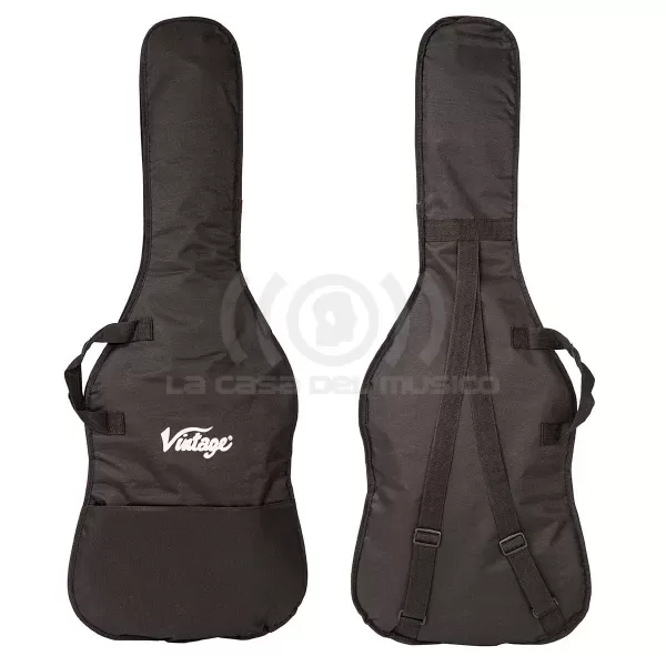 Vintage V60 Coaster Series Pack Guitarra Eléctrica Gloss Black