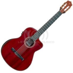 Palmer PC16 CEQ Guitarra Cuerdas de Nylon Clásica con Corte Tamaño Standard