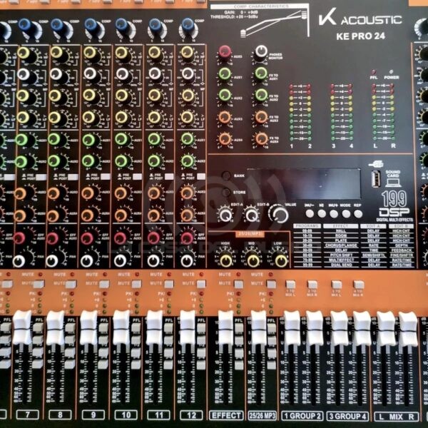 K-ACOUSTIC KE-PRO 24 Mixer Análoga 24 Canales