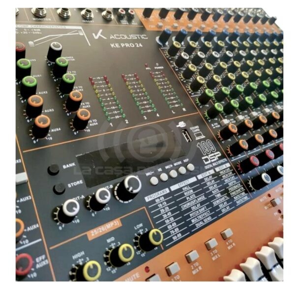 K-ACOUSTIC KE-PRO 24 Mixer Análoga 24 Canales