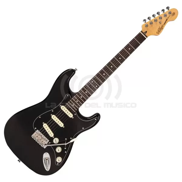 Vintage V60 Coaster Series Pack Guitarra Eléctrica Gloss Black