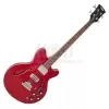 Vintage REVO Series Superthin Guitarra Semi Hollow Cherry Red