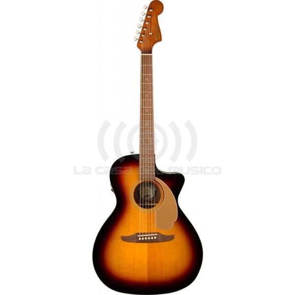 Fender Newporter Player Guitarra Electroacústica Cuerdas Metal