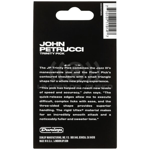 Dunlop 545PJ141 Set de Uñetas John Petrucci