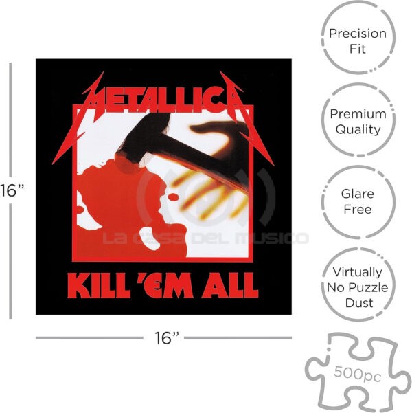 Puzzle Metallica Kill Em All 500 Piezas