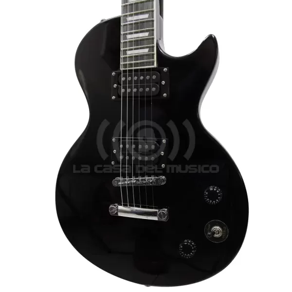 Wotan Balder-BK Guitarra eléctrica Les Paul color negro