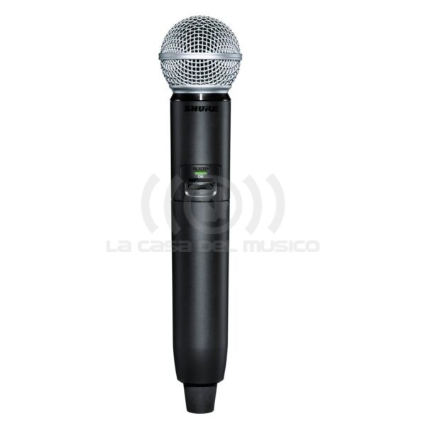 Shure GLXD24+/SM58 Sistema de micrófono inalámbrico digital profesional de doble banda