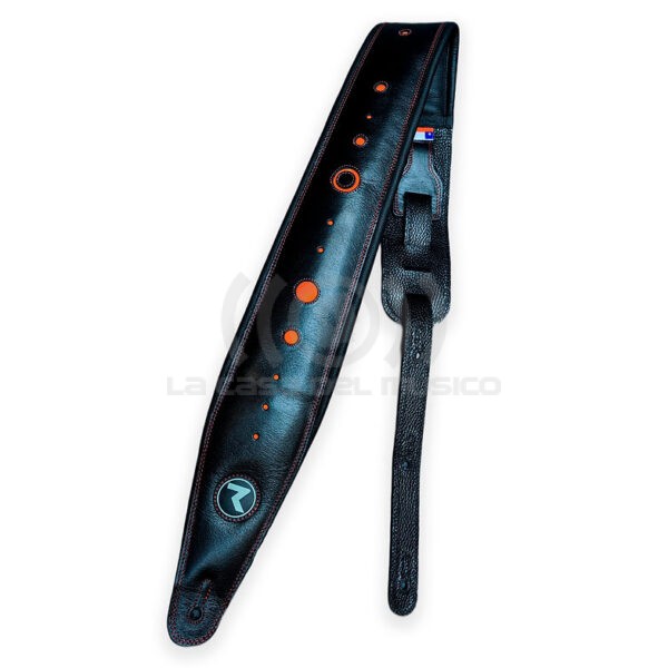 Raven Straps Cosmos 4″ Black / Orange