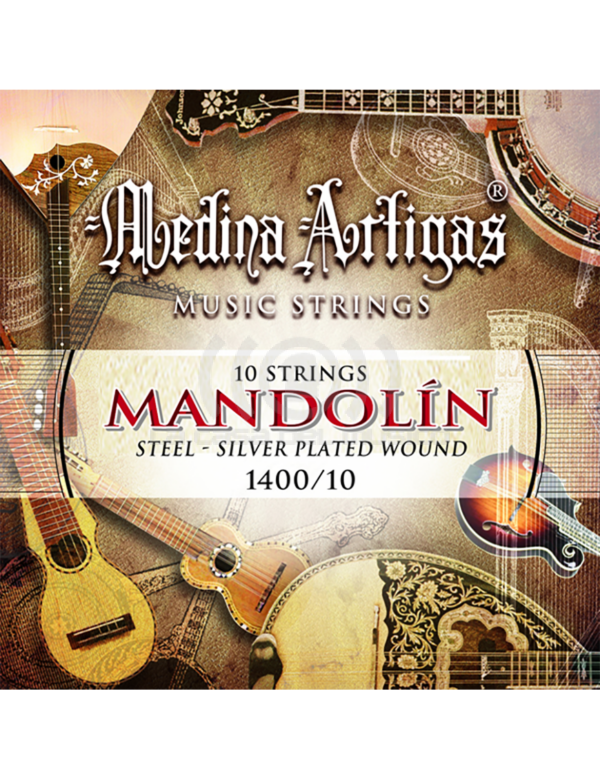 Medina Artigas 1400-10 Cuerdas Mandolina 10 Cuerdas Entorchadas