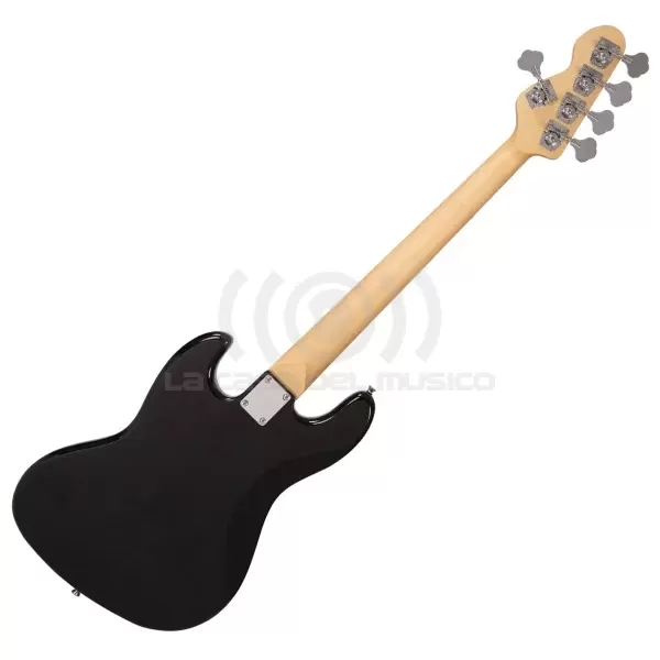 Bajo Eléctrico 5 Cuerdas V49 Coaster Gloss Black Vintage V495BLK
