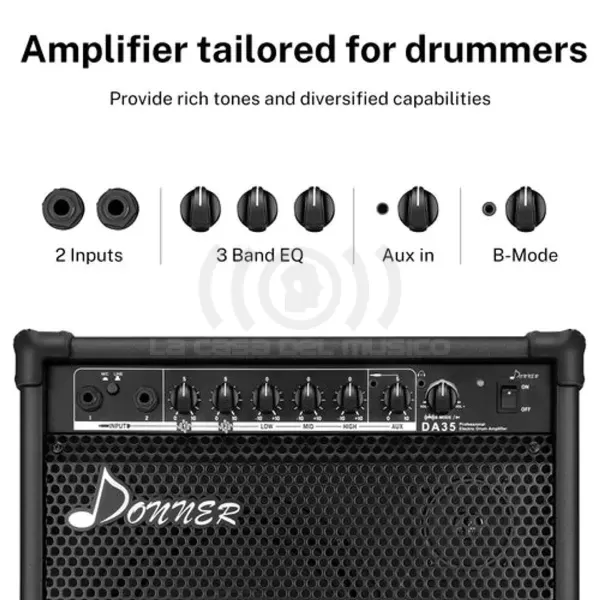 Amplificador Batería Donner DA-35