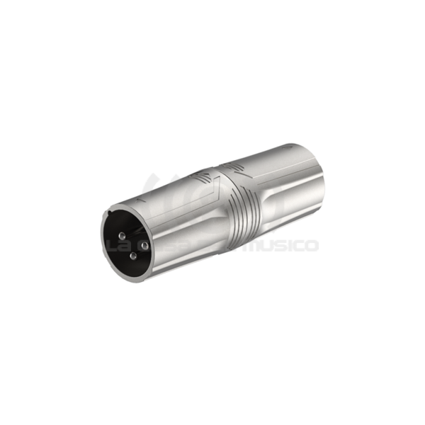ROXTONE Conector Unión XLR Macho a Macho RA3XMM