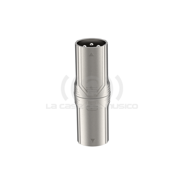 ROXTONE Conector Unión XLR Macho a Macho RA3XMM