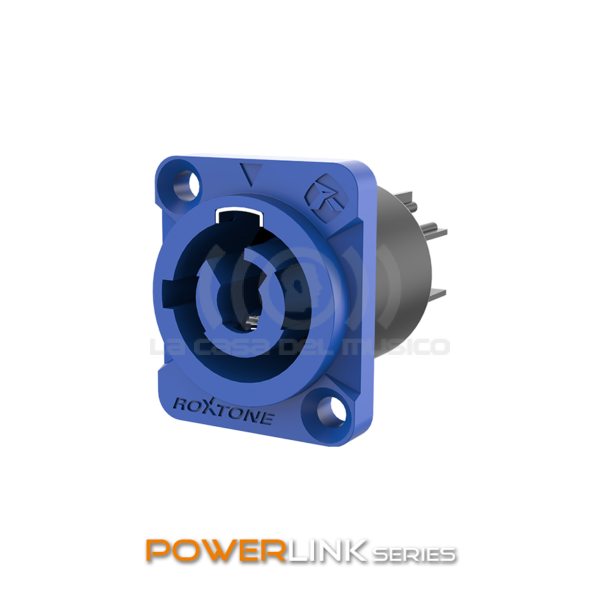 ROXTONE RAC3MPI Conector Powercom Chasis Imput 3 Polos 20 Amper