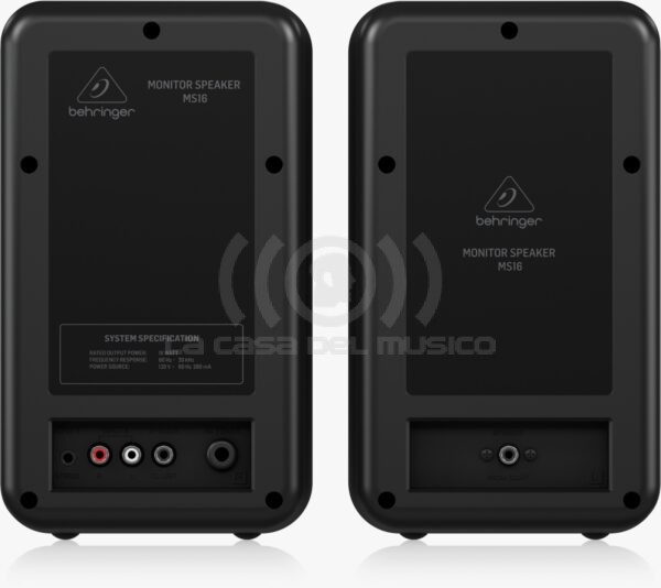 Behringer Par Monitores de Estudio MS16