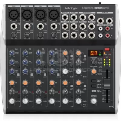 BEHRINGER XENYX-1202SFX2 Consola mixer analógico de 12 canales