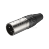 ROXTONE RX3MP-BG XLR macho de 3 polos, carcasa negra