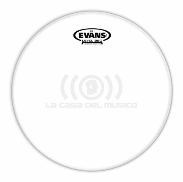 Parche Batería Evans 16 G12 Transparente Capa Simple TT16G12