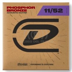 Dunlop DAP1152 Cuerdas para Guitarra Acústica Metal 11-52 Fósforo Bronce