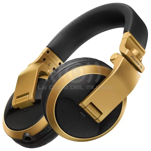 Audífonos Dj con bluetooth Pioneer DJ HDJ-X5BT-N Dorados