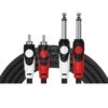 KIRLIN LGA-404 Cable Dual Mono Plug 1/4 – RCA Plug