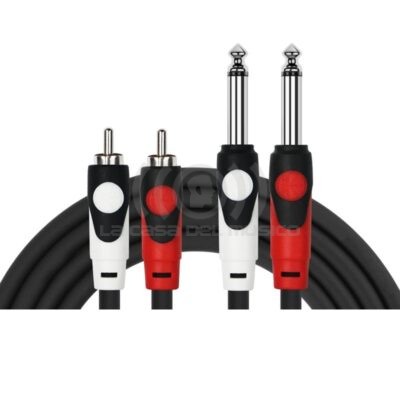 KIRLIN LGA-404 Cable Dual Mono Plug 1/4 – RCA Plug