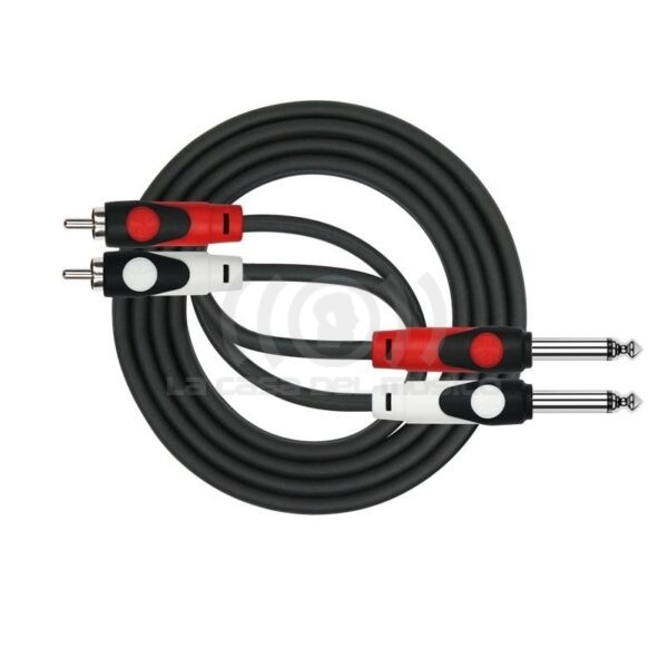 KIRLIN LGA-404 Cable Dual Mono Plug 1/4 – RCA Plug