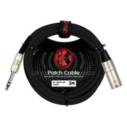 KIRLIN MP-483PR 3M CABLE AUDIO XLR (M) - 1/4 TRS PLUG