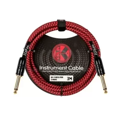 Kirlin IW241BCG 3M RDB ROJO PREMIUM Cable Plug Instrumento 3 Metros