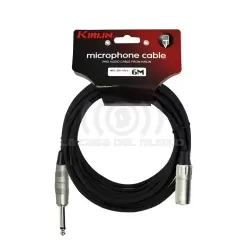 Kirlin MPC-281/PN XLR Macho a Plug 6,3 mono 6MTS